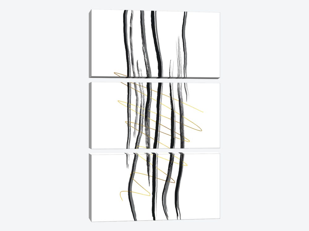 Deco Lines II - Casual by Melanie Viola 3-piece Art Print