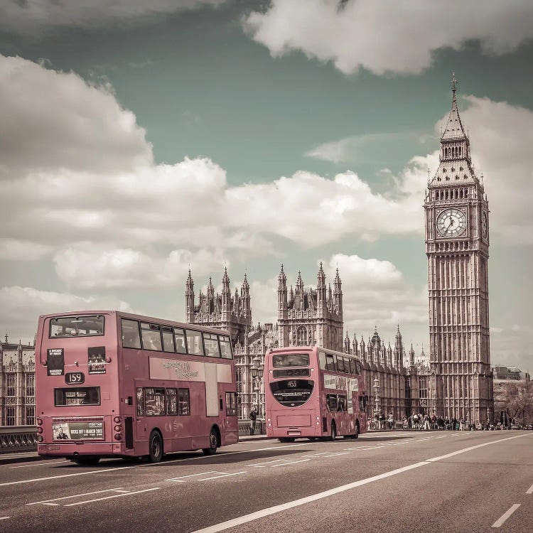 Typical London | Urban Vintage Style by Melanie Viola wall art