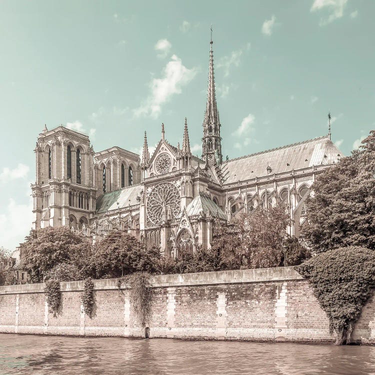 Paris Notre-Dame | Urban Vintage Style by Melanie Viola wall art