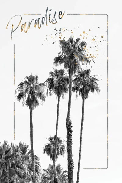 Palm Trees Impression | Paradise by Melanie Viola canvas print