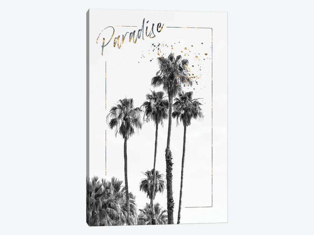 Palm Trees Impression | Paradise by Melanie Viola 1-piece Canvas Art