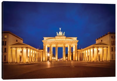 Berlin Brandenburg Gate Canvas Art Print - Famous Monuments & Sculptures