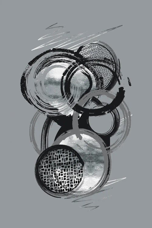 Dynamic Art No. 1 Silver - Life Stages