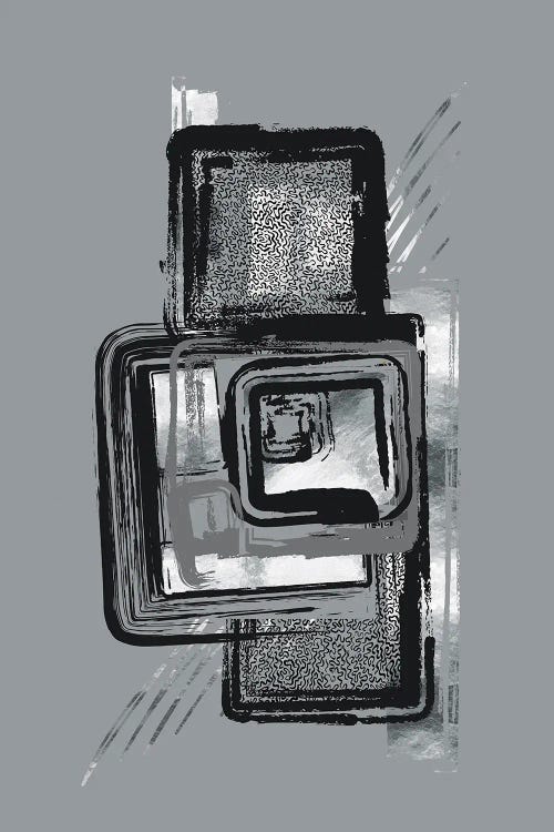 Dynamic Art No. 2 Silver - Urban Patterns