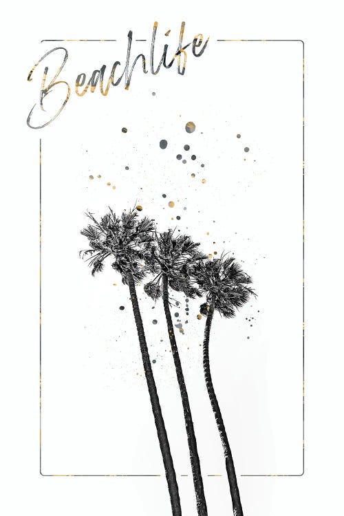 Palm Trees Impression | Beachlife by Melanie Viola wall art