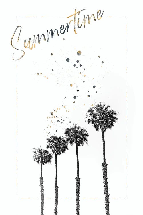 Palm Trees Impression | Summertime by Melanie Viola wall art
