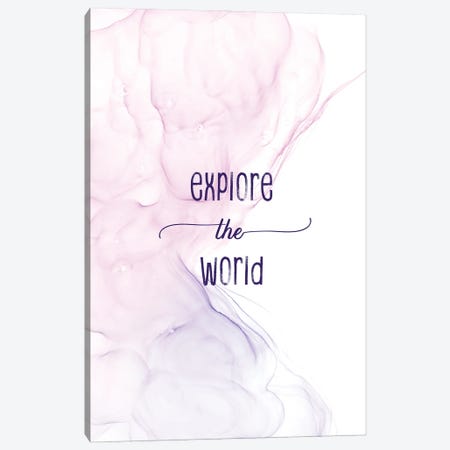 Explore The World | Floating Colors Canvas Print #MEV730} by Melanie Viola Canvas Wall Art