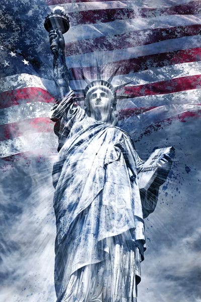 Melanie Viola: Modern Statue Of Liberty by Melanie Viola