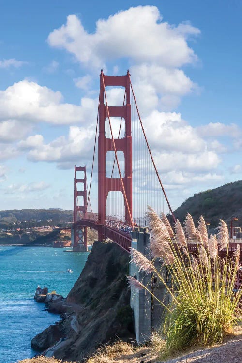 Iconic Golden Gate Bridge by Melanie Viola wall art