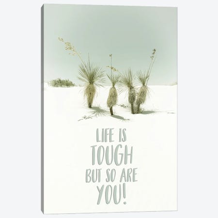 Life Is Tough But So Are You | Desert Impression Canvas Print #MEV756} by Melanie Viola Canvas Art Print