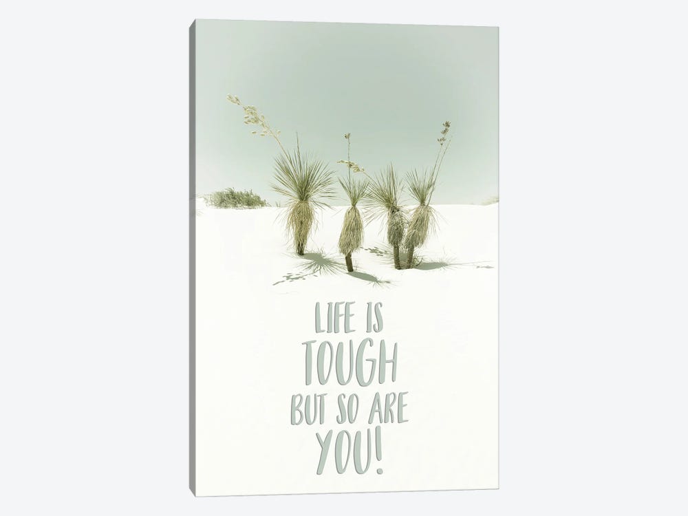 Life Is Tough But So Are You | Desert Impression by Melanie Viola 1-piece Canvas Art