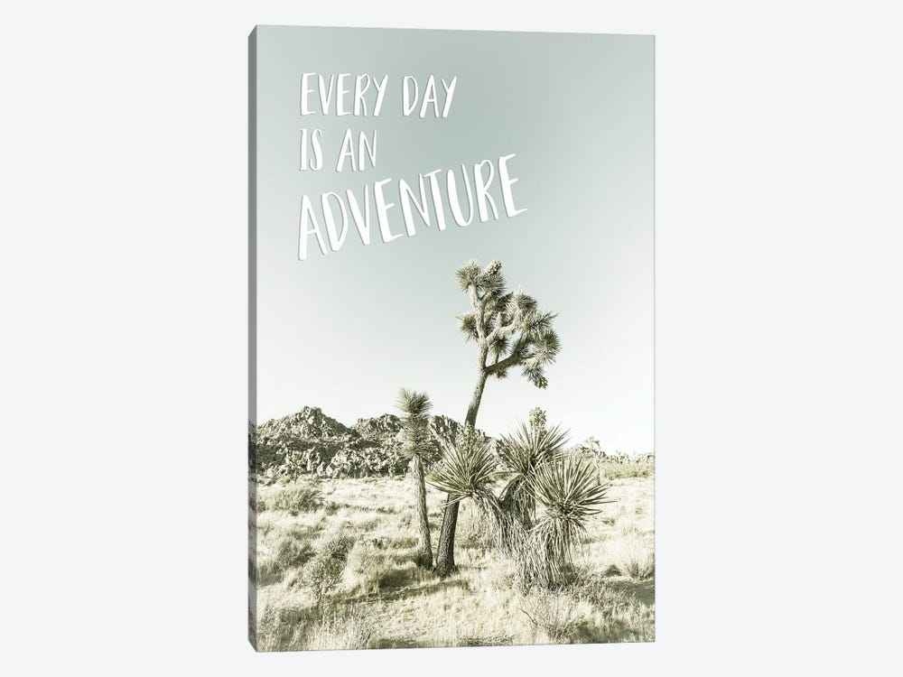 Every Day Is An Adventure | Desert Impression by Melanie Viola 1-piece Canvas Art Print