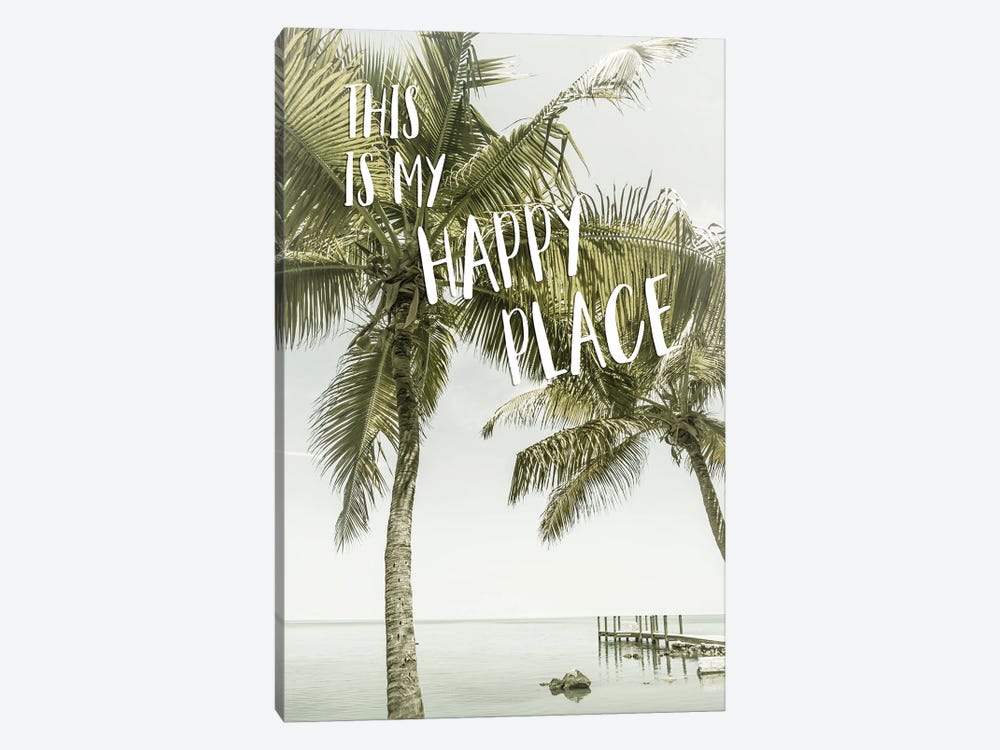 This Is My Happy Place | Oceanview by Melanie Viola 1-piece Canvas Artwork