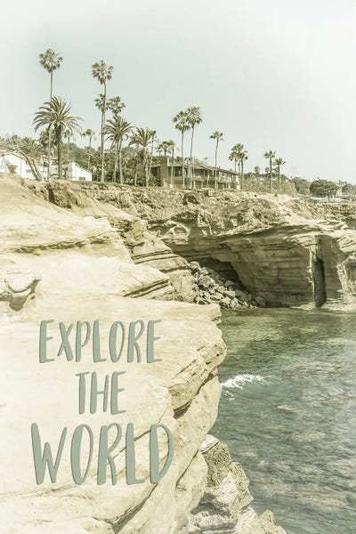 Explore The World | California by Melanie Viola canvas print