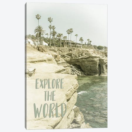 Explore The World | California Canvas Print #MEV768} by Melanie Viola Art Print