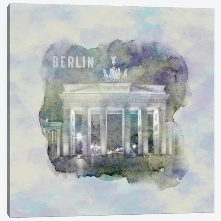 Berlin Brandenburg Gate  Canvas Print #MEV7} by Melanie Viola Art Print