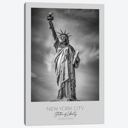 In Focus: New York City Statue Of Liberty Canvas Print #MEV802} by Melanie Viola Canvas Artwork