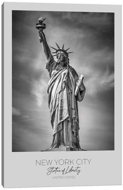 In Focus: New York City Statue Of Liberty Canvas Art Print - Statue of Liberty Art