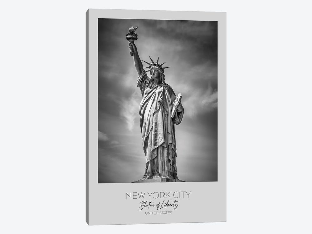 In Focus: New York City Statue Of Liberty by Melanie Viola 1-piece Art Print