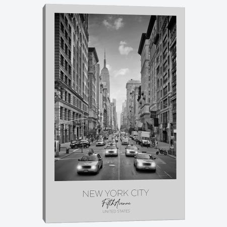 In Focus: New York City Fifth Avenue Traffic Canvas Print #MEV803} by Melanie Viola Canvas Wall Art
