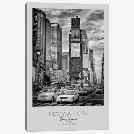 In Focus: New York City Times Square Canvas Print #MEV804} by Melanie Viola Canvas Art Print