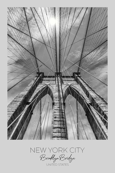 Brooklyn: In Focus: New York City Brooklyn Bridge In Detail by Melanie Viola