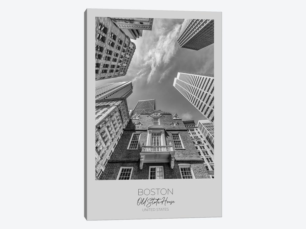 In Focus: Boston Old State House by Melanie Viola 1-piece Canvas Print