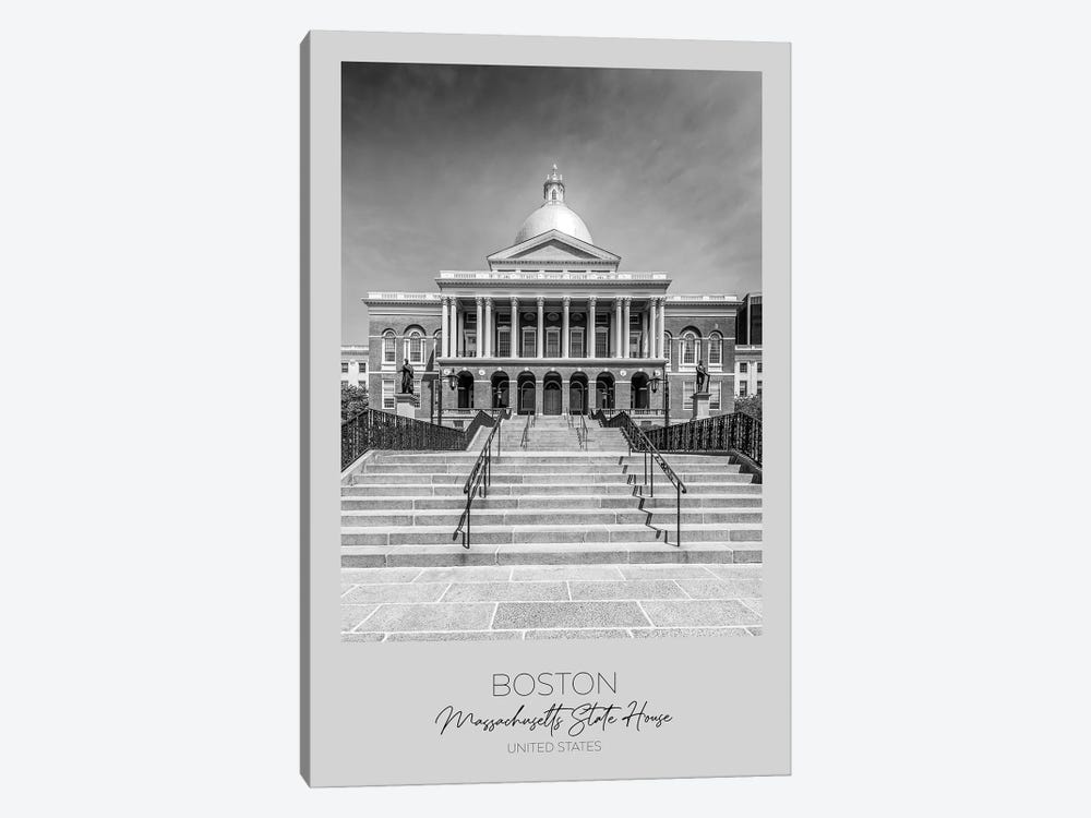 In Focus: Boston Massachusetts State House by Melanie Viola 1-piece Art Print