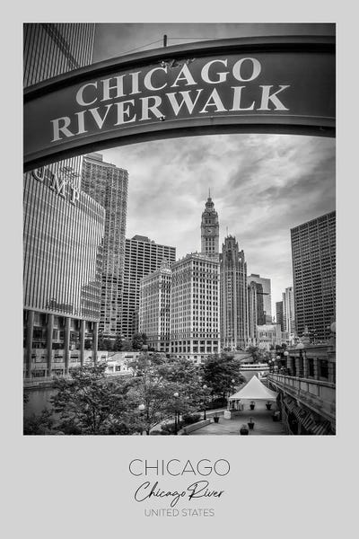 Fine Art Print: In Focus: Chicago River Walk by Melanie Viola