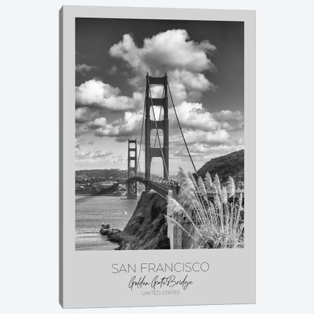 In Focus: San Francisco Golden Gate Bridge Canvas Print #MEV817} by Melanie Viola Canvas Art