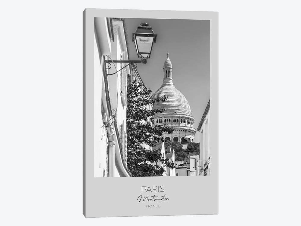 In Focus: Paris Montmartre by Melanie Viola 1-piece Canvas Print
