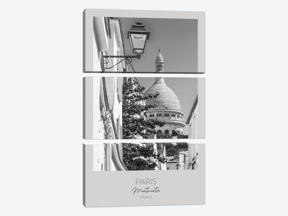 In Focus: Paris Montmartre by Melanie Viola 3-piece Art Print