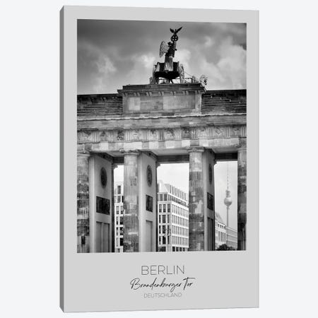 In Focus: Berlin Brandenburg Gate Canvas Print #MEV822} by Melanie Viola Canvas Artwork