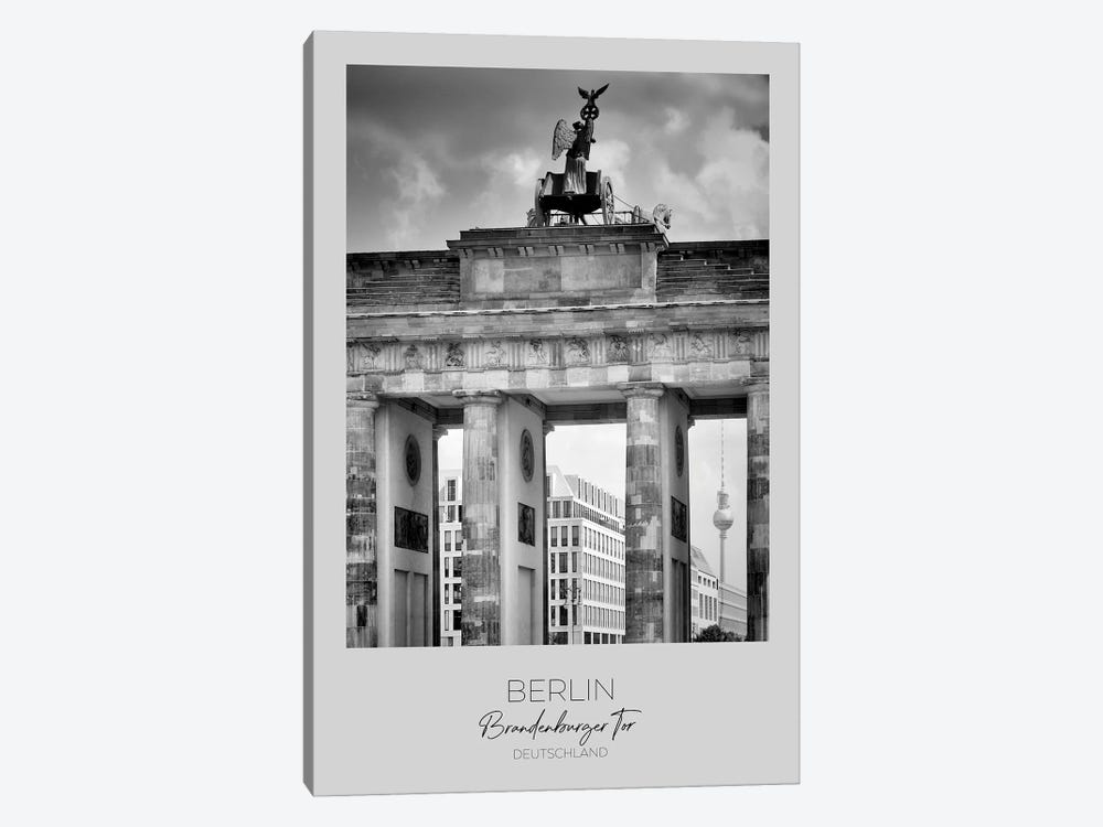 In Focus: Berlin Brandenburg Gate by Melanie Viola 1-piece Art Print