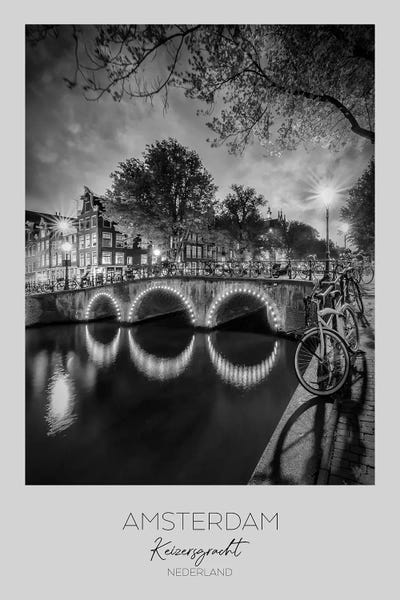 Netherlands: In Focus: Amsterdam Idyllic Nightscape From Keizersgracht by Melanie Viola