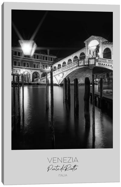 In Focus: Venice Rialto Bridge Canvas Art Print - Rialto Bridge
