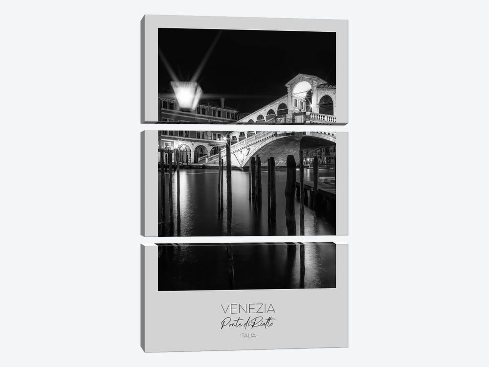 In Focus: Venice Rialto Bridge by Melanie Viola 3-piece Canvas Art