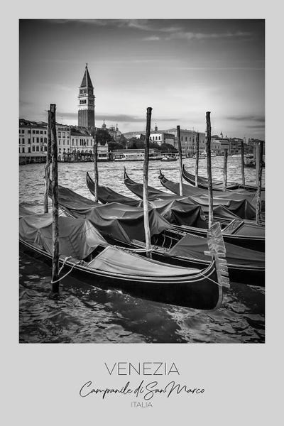 In Focus: Venice Grand Canal And St Mark's Campanile by Melanie Viola canvas print