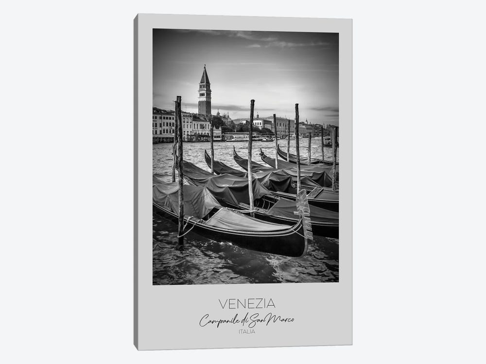 In Focus: Venice Grand Canal And St Mark's Campanile by Melanie Viola 1-piece Canvas Art Print