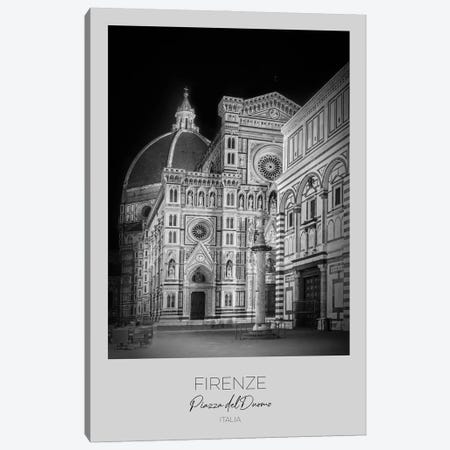In Focus: Florence Saint Mary Of The Flowers & Baptistery Canvas Print #MEV838} by Melanie Viola Canvas Print