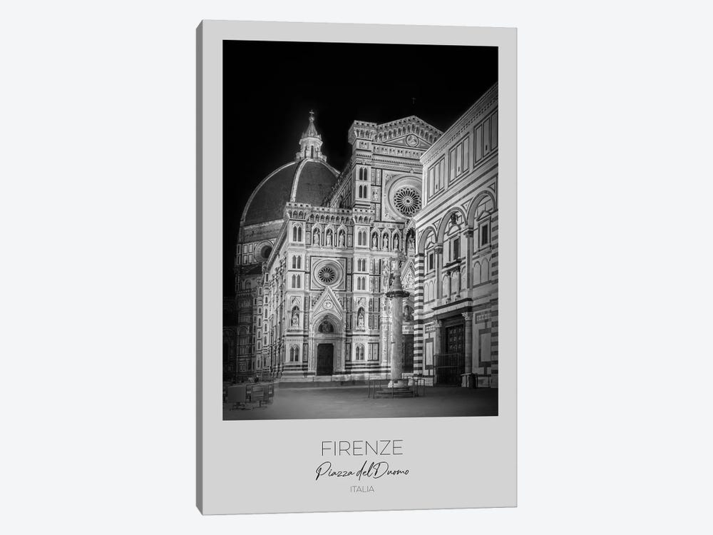In Focus: Florence Saint Mary Of The Flowers & Baptistery by Melanie Viola 1-piece Canvas Art