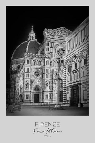 Tuscany: In Focus: Florence Saint Mary Of The Flowers & Baptistery by Melanie Viola