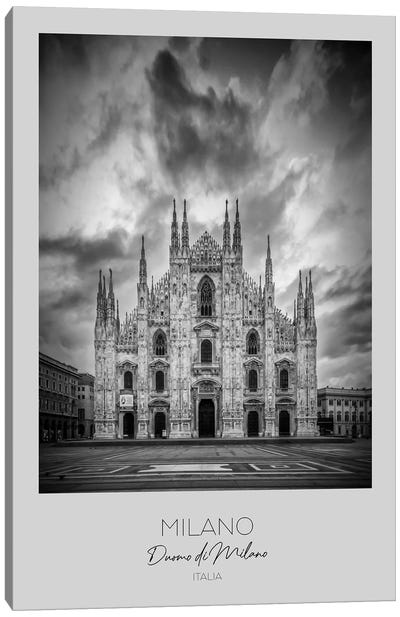 In Focus: Milan Cathedral Santa Maria Nascente Canvas Art Print - Melanie Viola