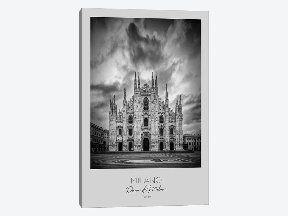 In Focus: Milan Cathedral Santa Maria Nascente by Melanie Viola 1-piece Canvas Art Print