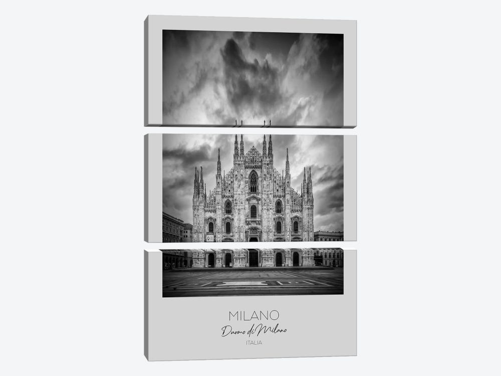 In Focus: Milan Cathedral Santa Maria Nascente by Melanie Viola 3-piece Art Print