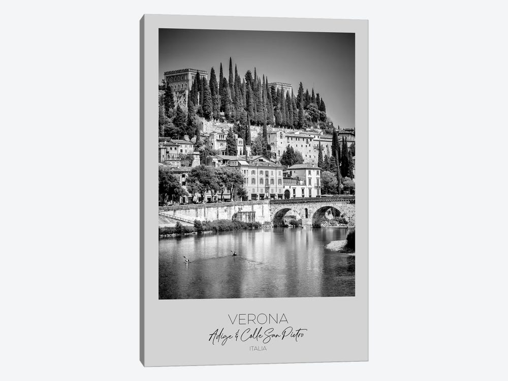 In Focus: Verona Adige And San Pietro Hill by Melanie Viola 1-piece Canvas Artwork