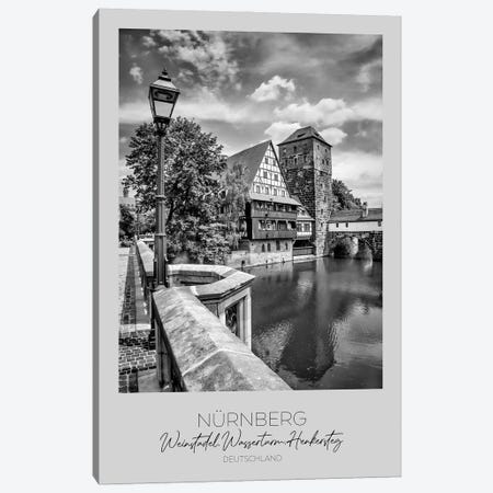 In Focus: Nuremberg Weinstadel, Water Tower, Hangman’s Bridge Canvas Print #MEV845} by Melanie Viola Canvas Art Print