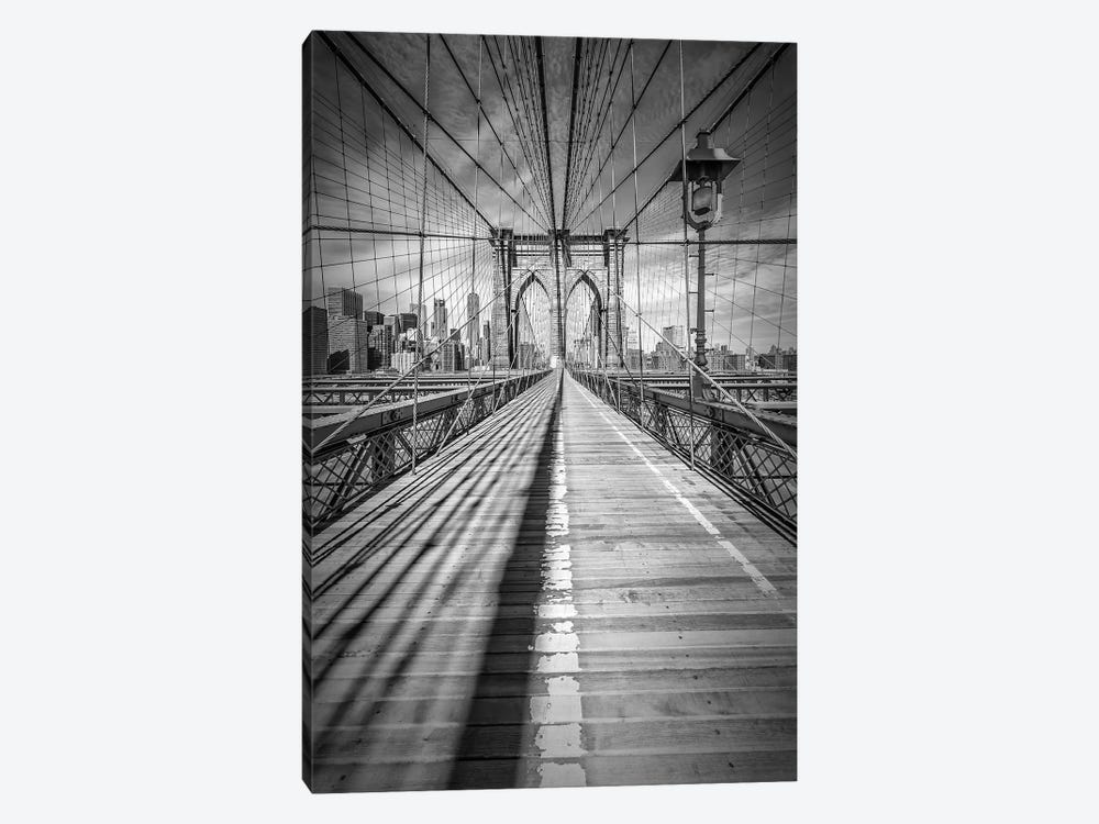 New York City Brooklyn Bridge by Melanie Viola 1-piece Canvas Art