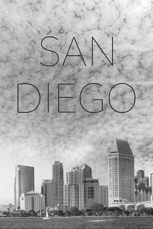 San Diego Skyline Text