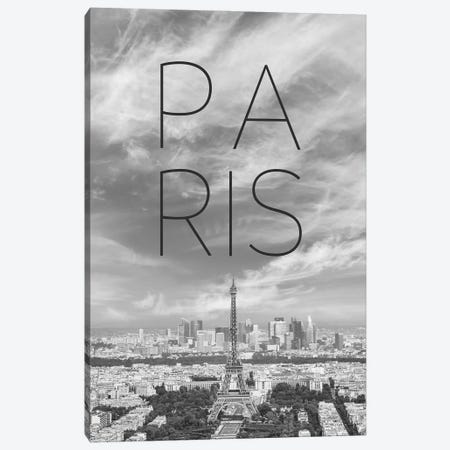 Paris View From Montparnasse Tower Observation Deck Canvas Print #MEV864} by Melanie Viola Canvas Print
